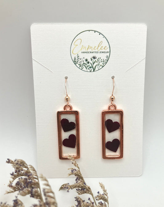 Heart earrings